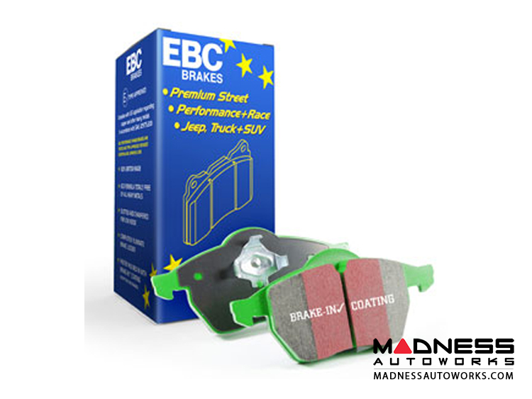 MINI Cooper Brake Pads by EBC - Front - Green Stuff (R50 / R52 / R53 JCW Model)